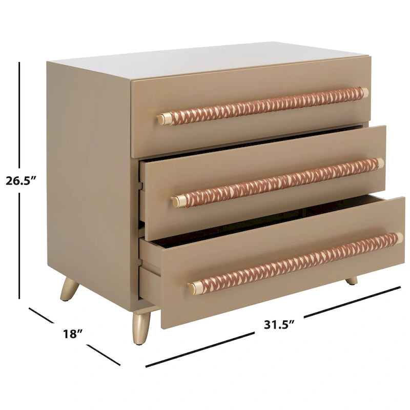 Commode de chambre à 3 tiroirs