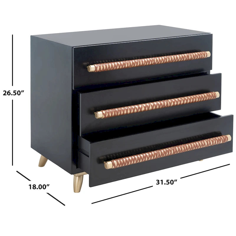 Commode de chambre à 3 tiroirs