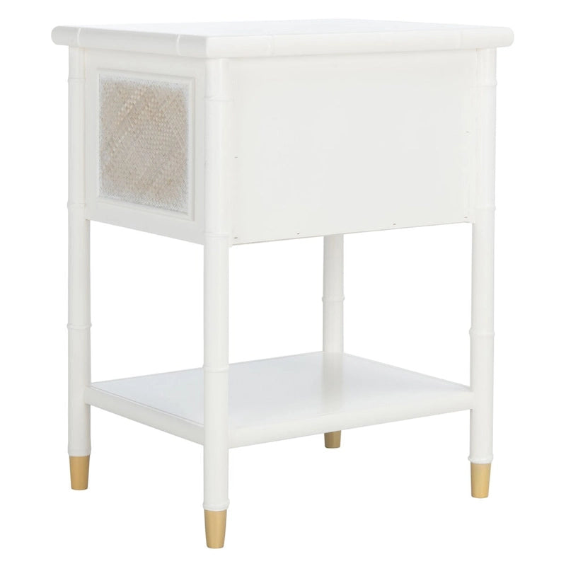 Table d'appoint 2 tiroirs 1 étagère