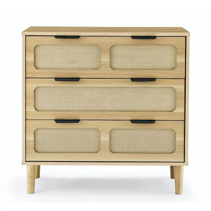 Meuble de rangement en bois style ferme, Coiffeuse moderne en rotin