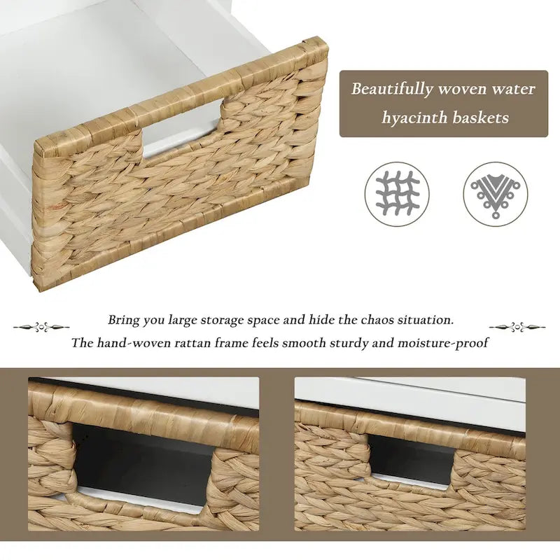 Banc de rangement rustique avec étagère à chaussures