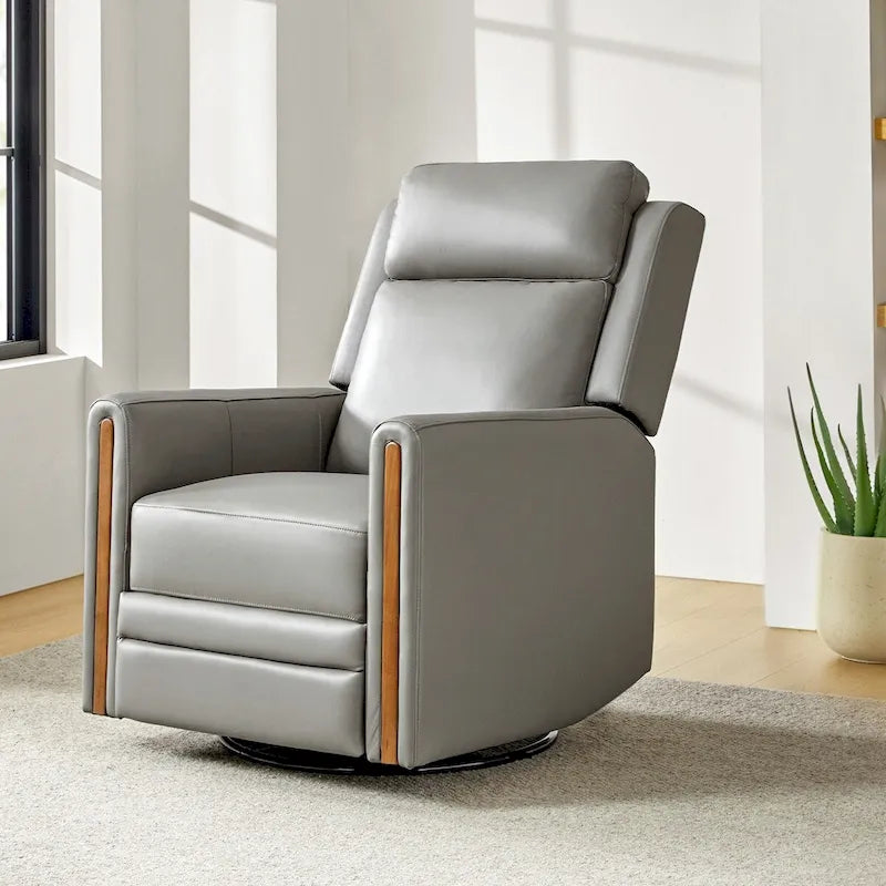 Fauteuil inclinable électrique berçant et pivotant