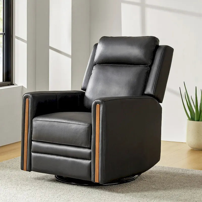 Fauteuil inclinable électrique berçant et pivotant