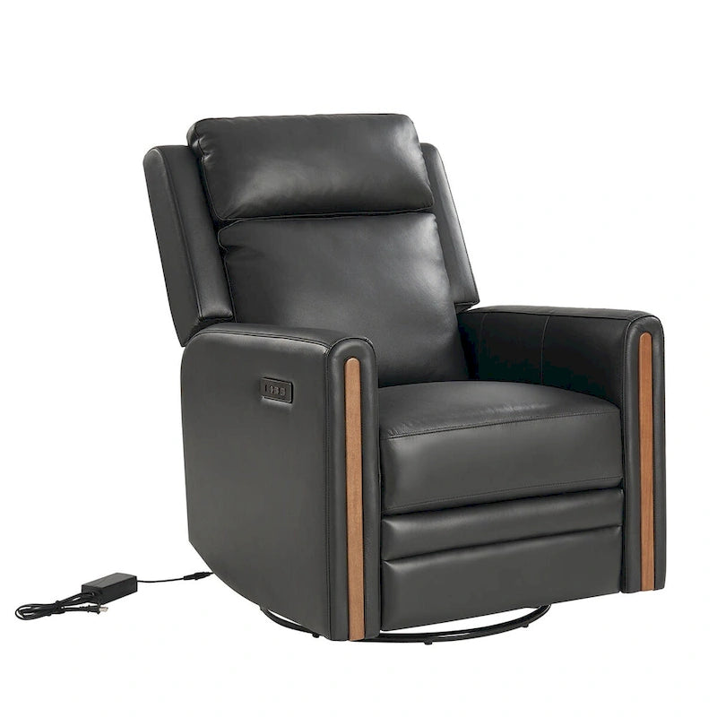 Fauteuil inclinable électrique berçant et pivotant