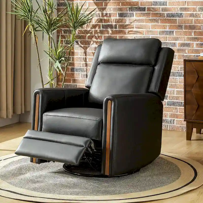 Fauteuil inclinable électrique berçant et pivotant