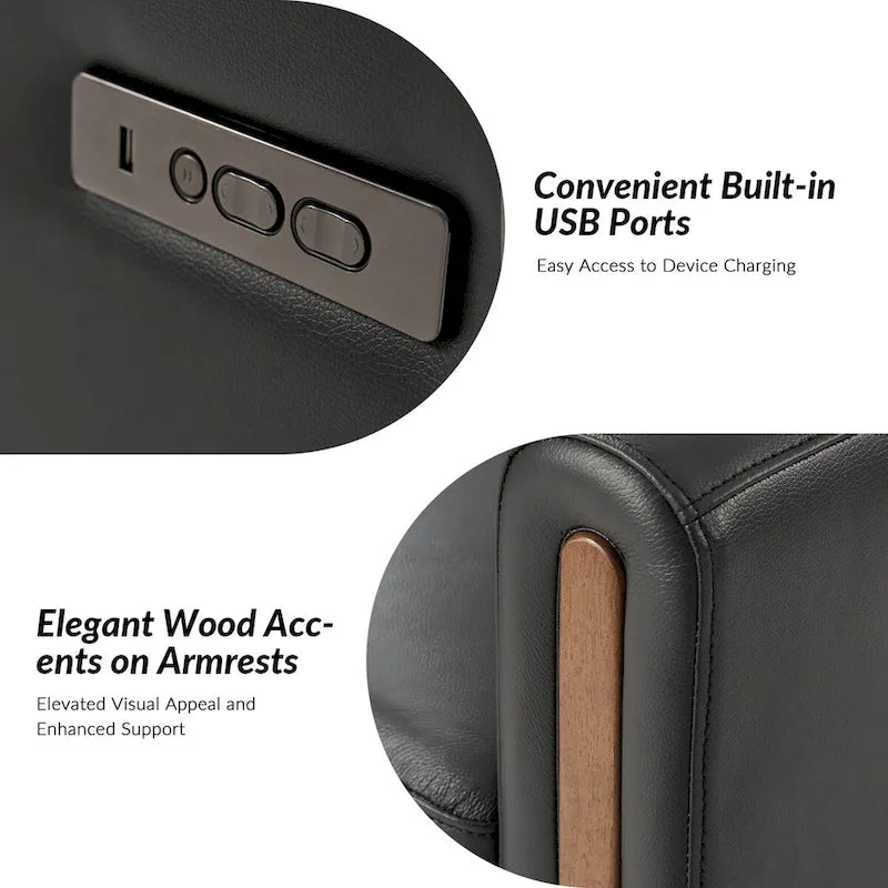 Fauteuil inclinable électrique berçant et pivotant
