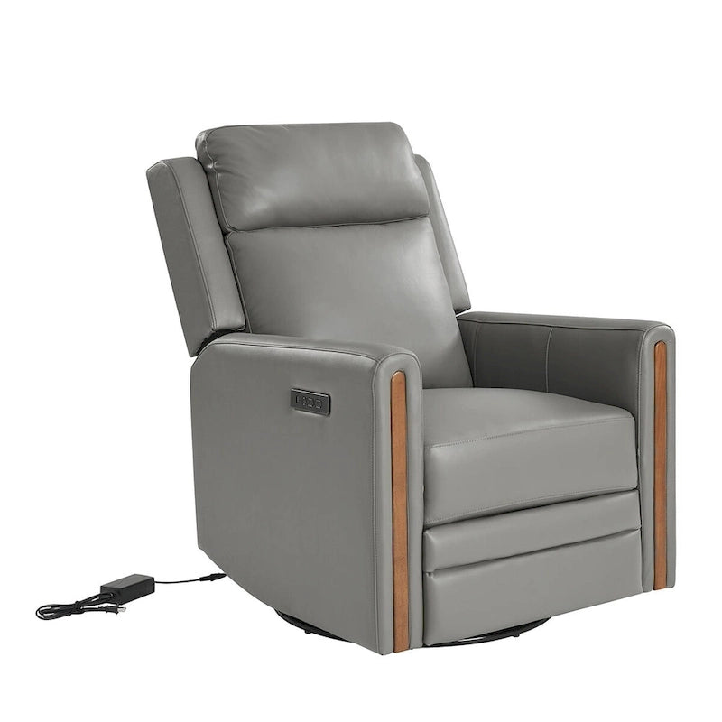 Fauteuil inclinable électrique berçant et pivotant