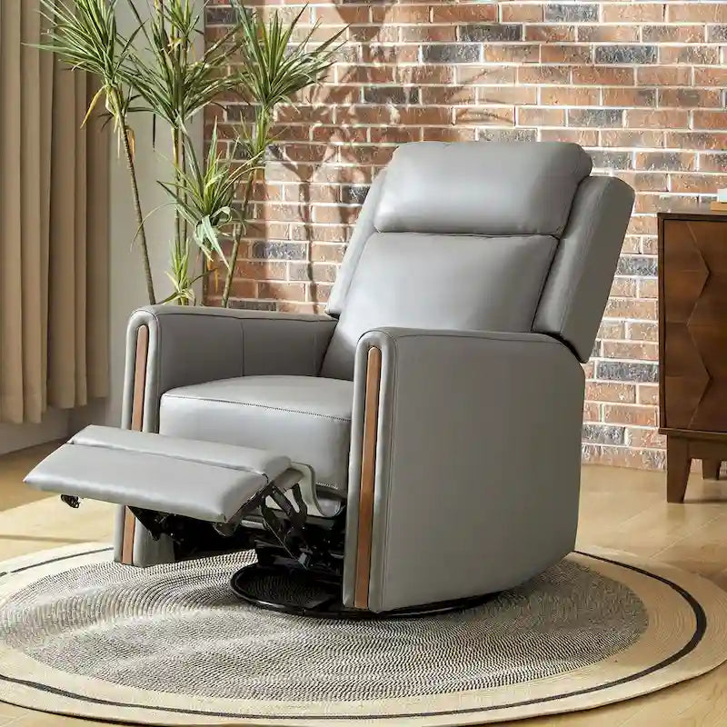Fauteuil inclinable électrique berçant et pivotant