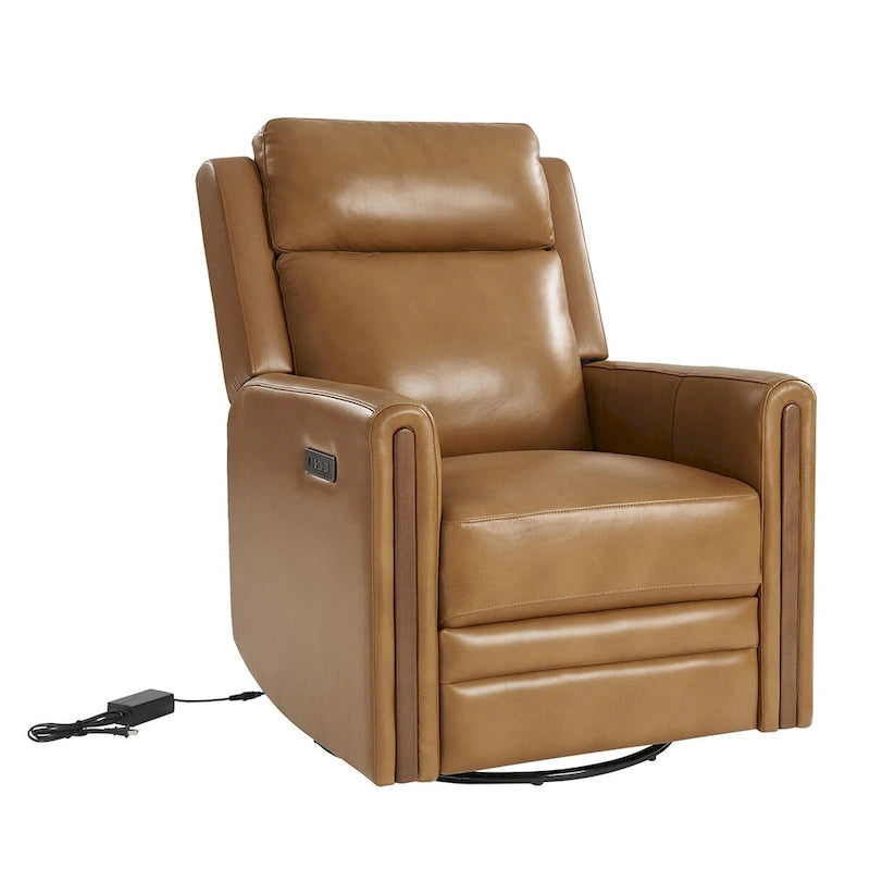 Fauteuil inclinable électrique berçant et pivotant