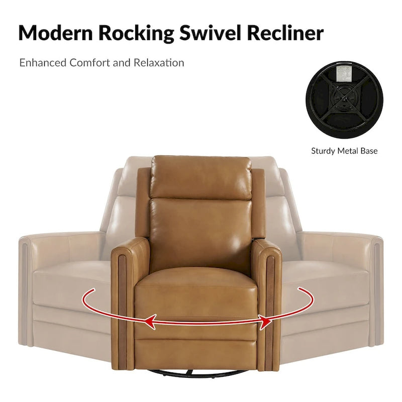 Fauteuil inclinable électrique berçant et pivotant