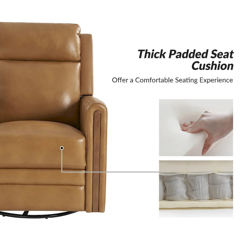 Fauteuil inclinable électrique berçant et pivotant