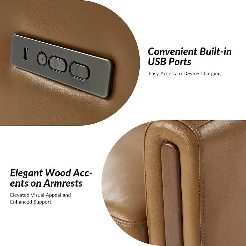 Fauteuil inclinable électrique berçant et pivotant