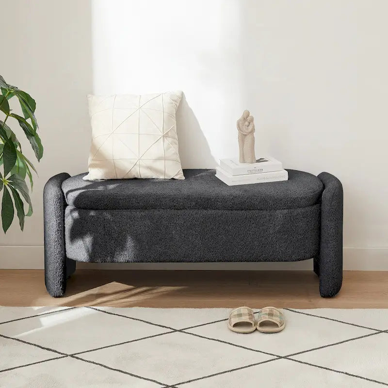 Banc de rangement pour l'entrée du salon et la chambre à coucher