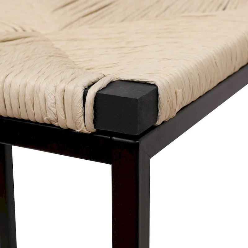 Tabourets de bar Chaises de salle à manger tissées en corde de papier