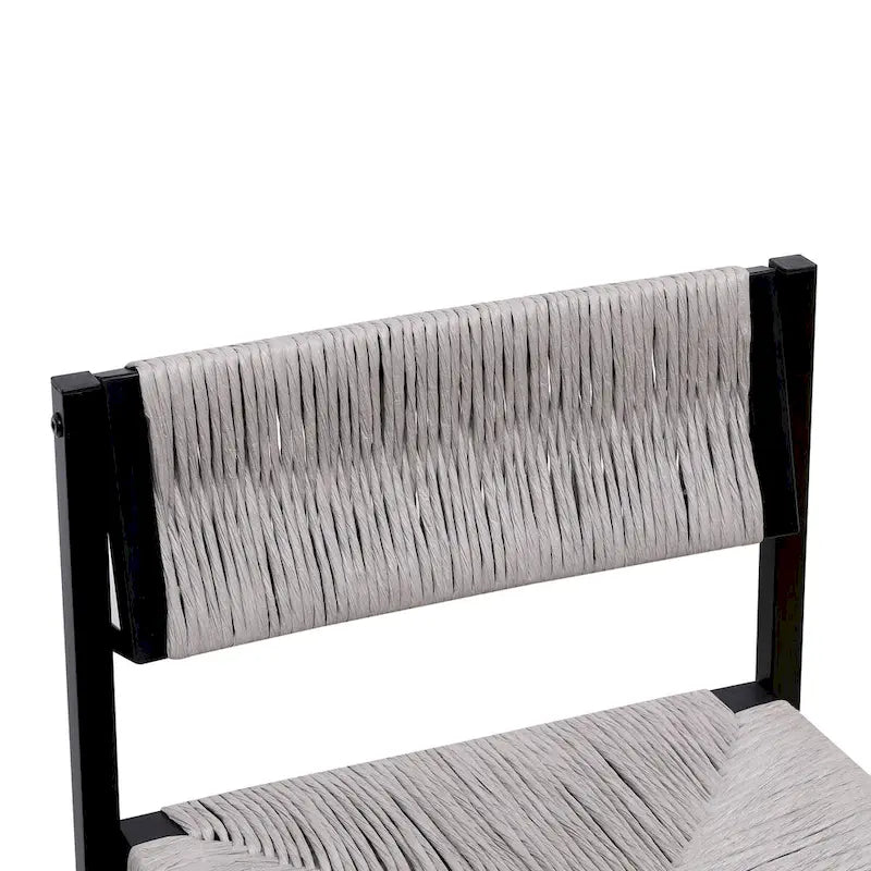 Tabourets de bar Chaises de salle à manger tissées en corde de papier