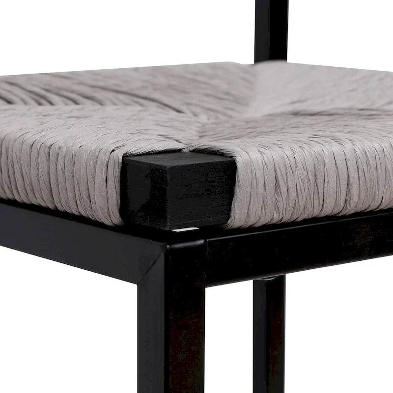 Tabourets de bar Chaises de salle à manger tissées en corde de papier
