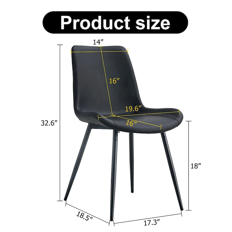 Chaises de restaurant capitonnées avec dossiers en daim et pieds en métal noir