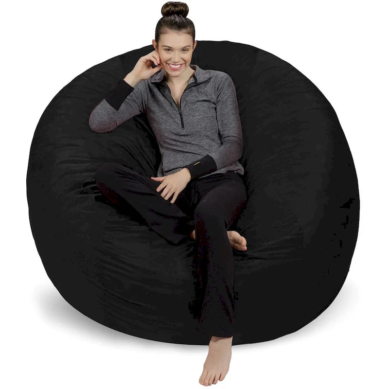 Pouf géant 180 cm en mousse à mémoire de forme