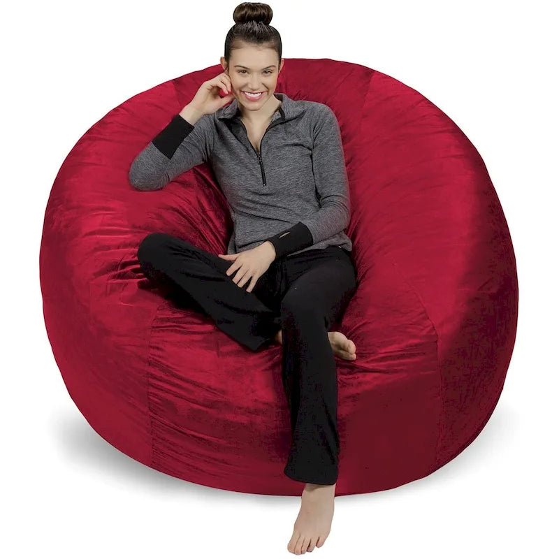 Pouf géant 180 cm en mousse à mémoire de forme