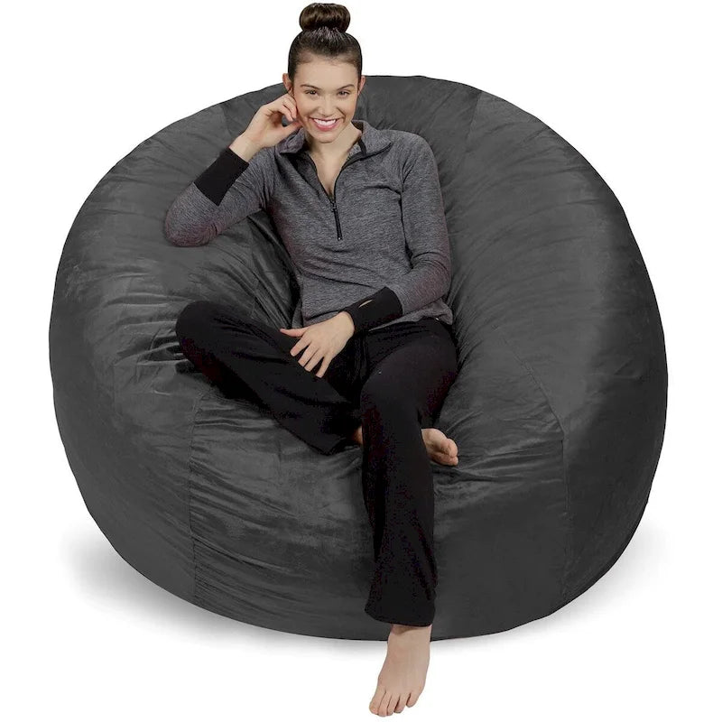 Pouf géant 180 cm en mousse à mémoire de forme