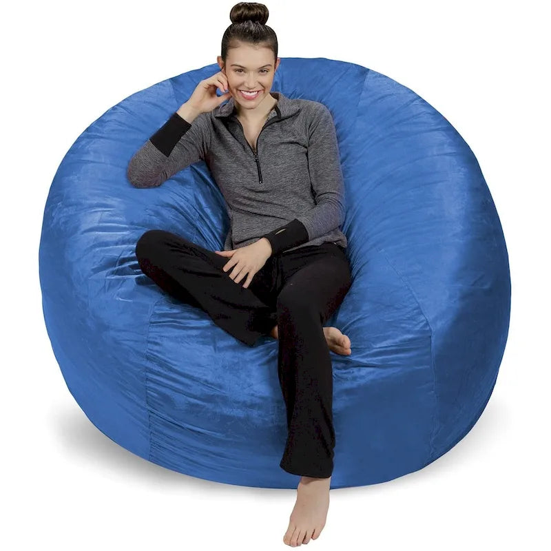 Pouf géant 180 cm en mousse à mémoire de forme