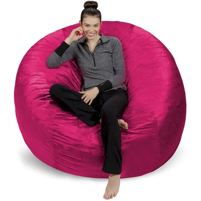 Pouf géant 180 cm en mousse à mémoire de forme