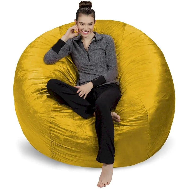 Pouf géant 180 cm en mousse à mémoire de forme