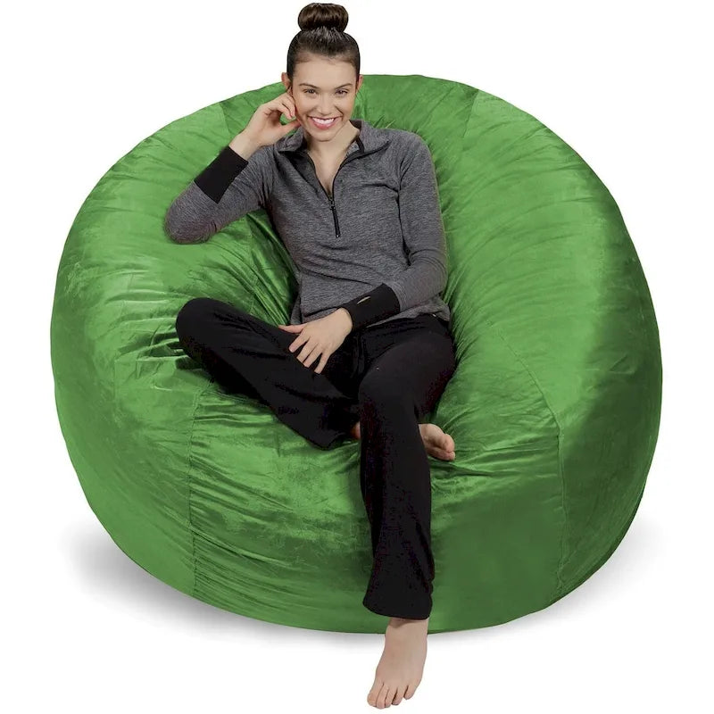 Pouf géant 180 cm en mousse à mémoire de forme