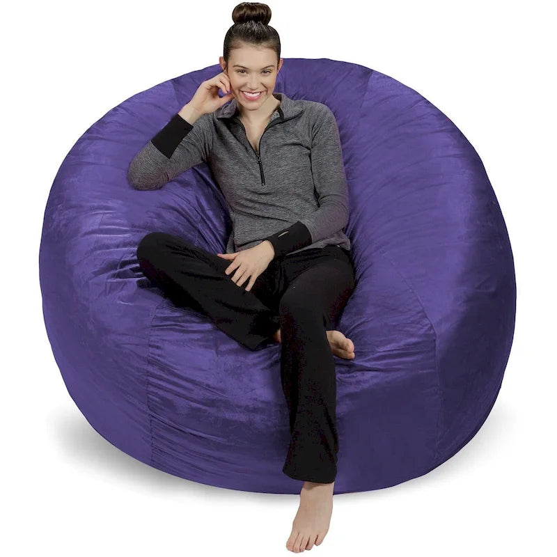 Pouf géant 180 cm en mousse à mémoire de forme