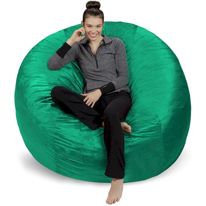Pouf géant 180 cm en mousse à mémoire de forme