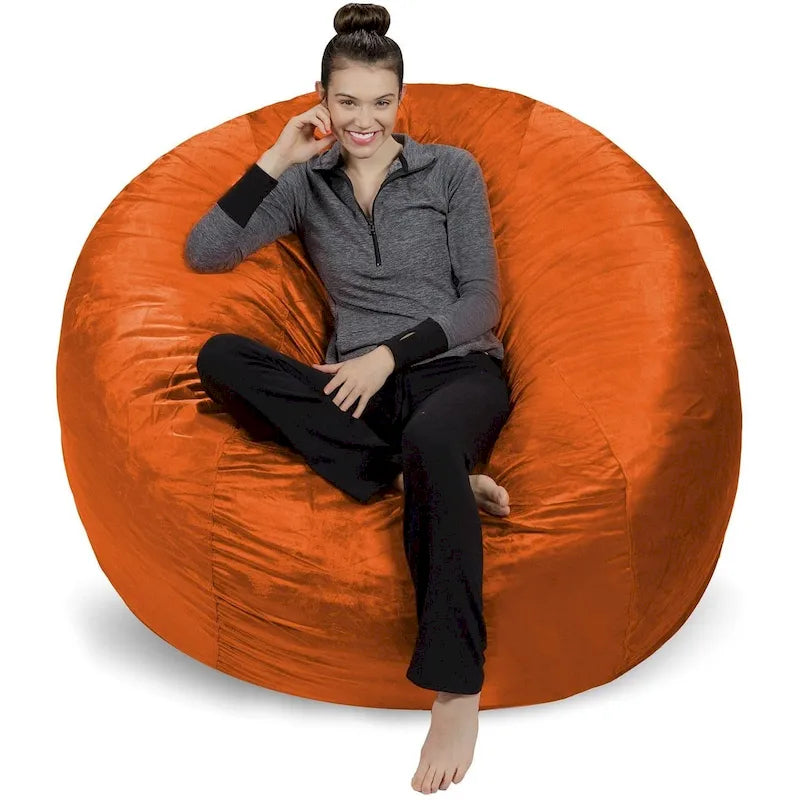 Pouf géant 180 cm en mousse à mémoire de forme