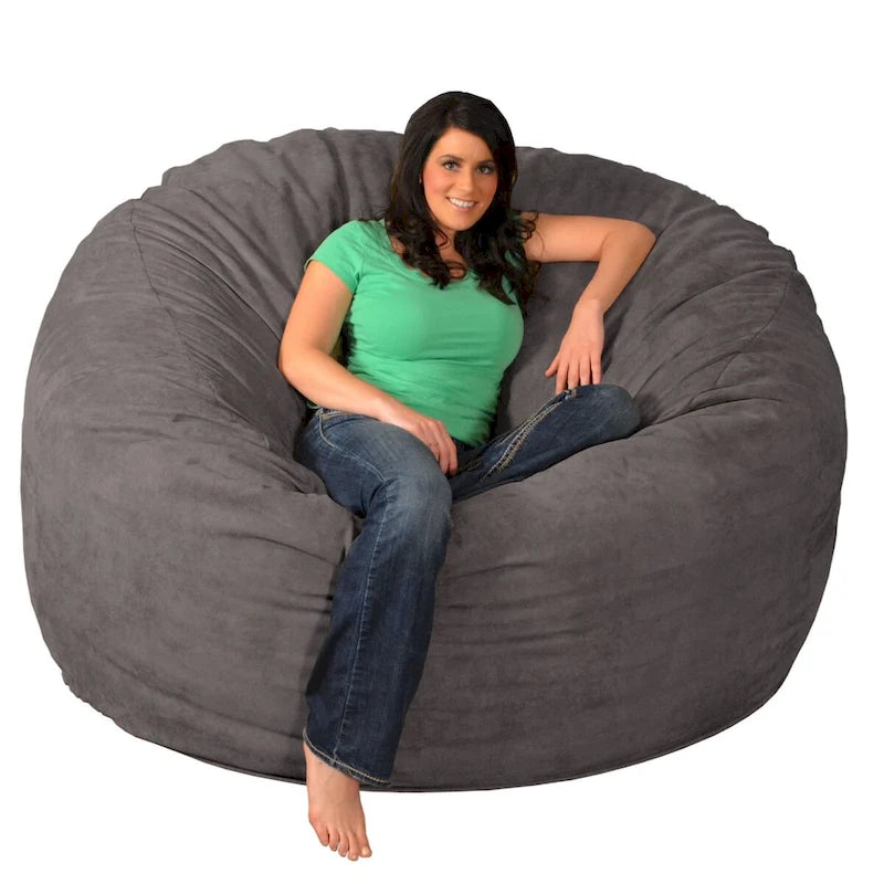 Pouf géant 180 cm en mousse à mémoire de forme