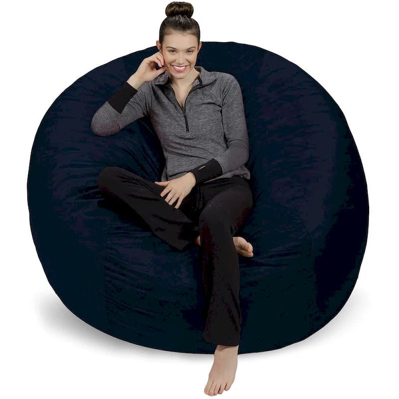 Pouf géant 180 cm en mousse à mémoire de forme