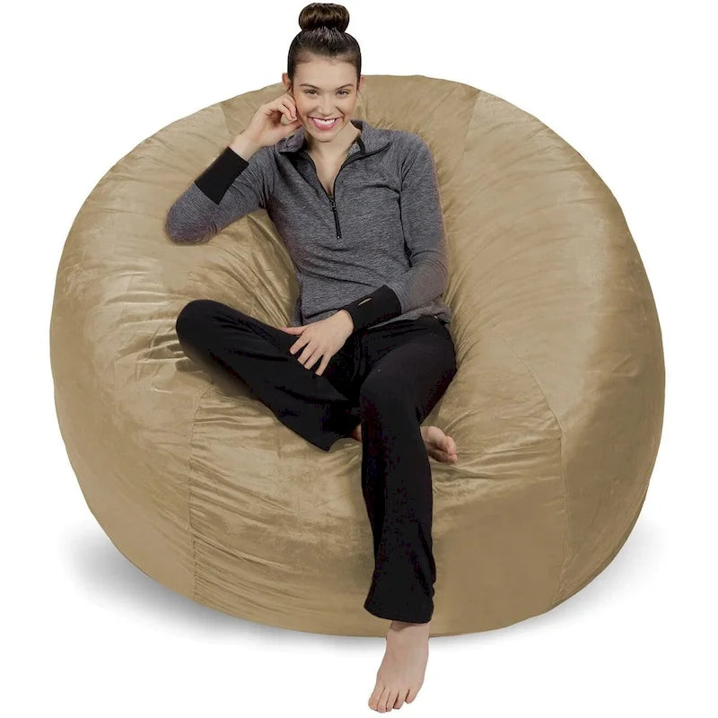 Pouf géant 180 cm en mousse à mémoire de forme