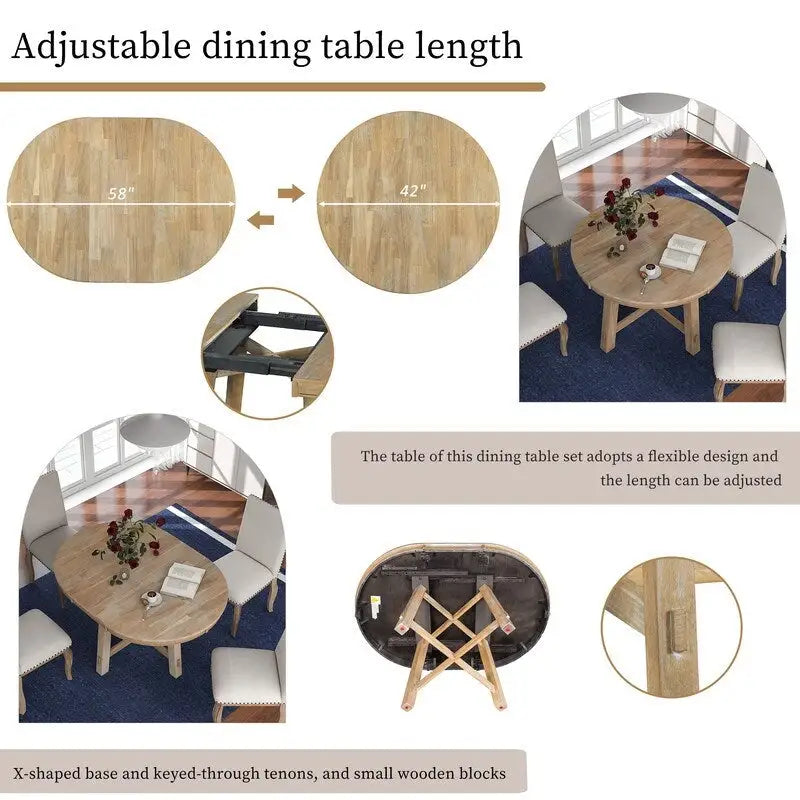Table de poker ronde réglable, table à manger, table de cuisine