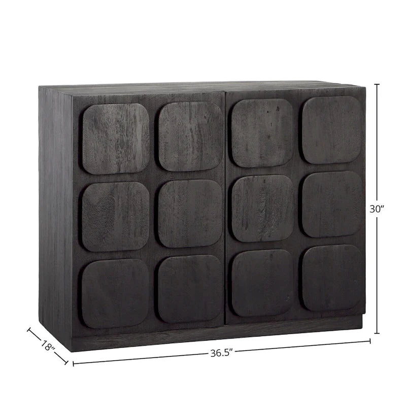 Bahut large de 37, Noir