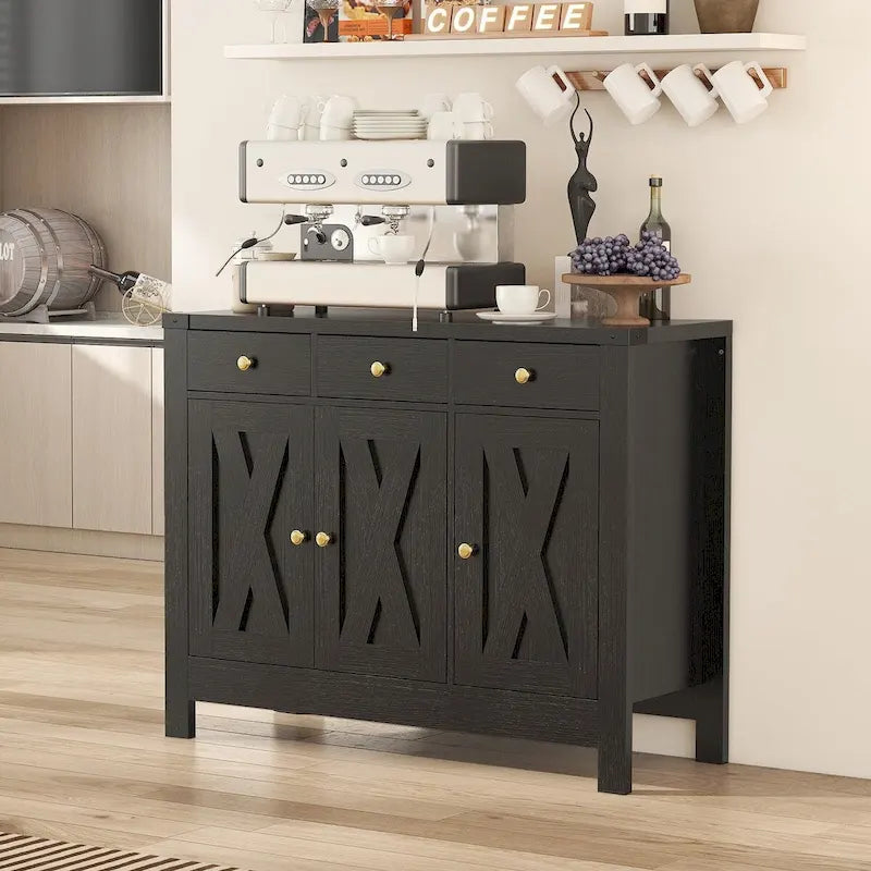 Buffet de cuisine / Vaisselier / Meuble de rangement / Meuble de bar à café / Garde-manger