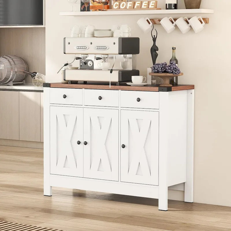 Buffet de cuisine / Vaisselier / Meuble de rangement / Meuble de bar à café / Garde-manger