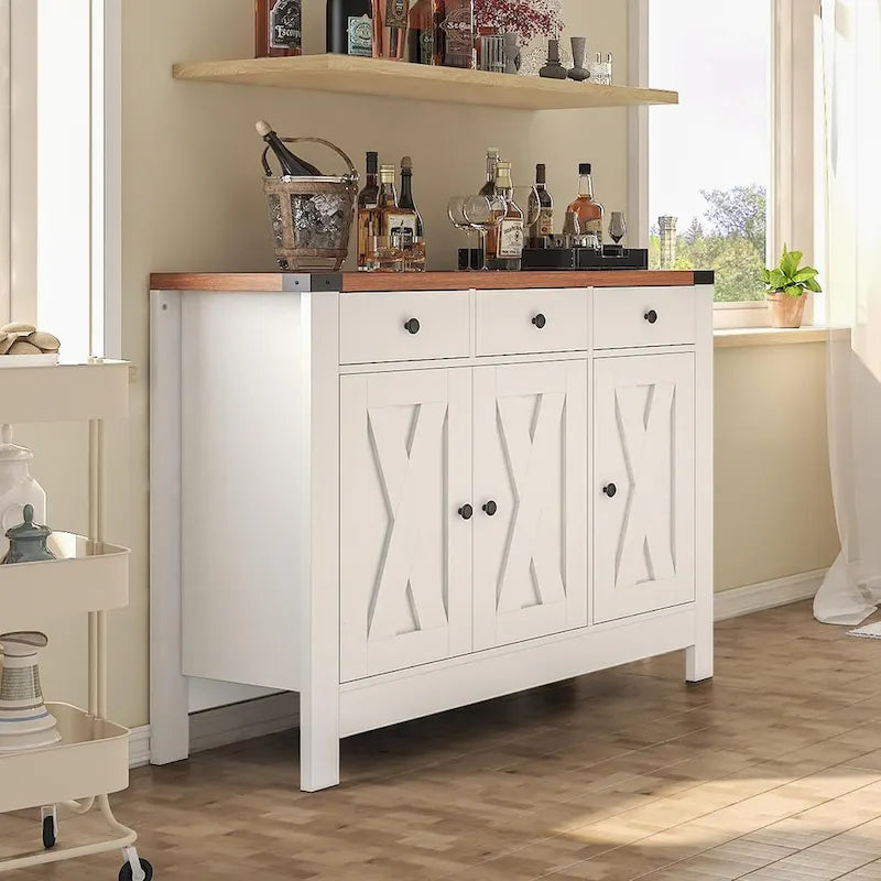 Buffet de cuisine / Vaisselier / Meuble de rangement / Meuble de bar à café / Garde-manger